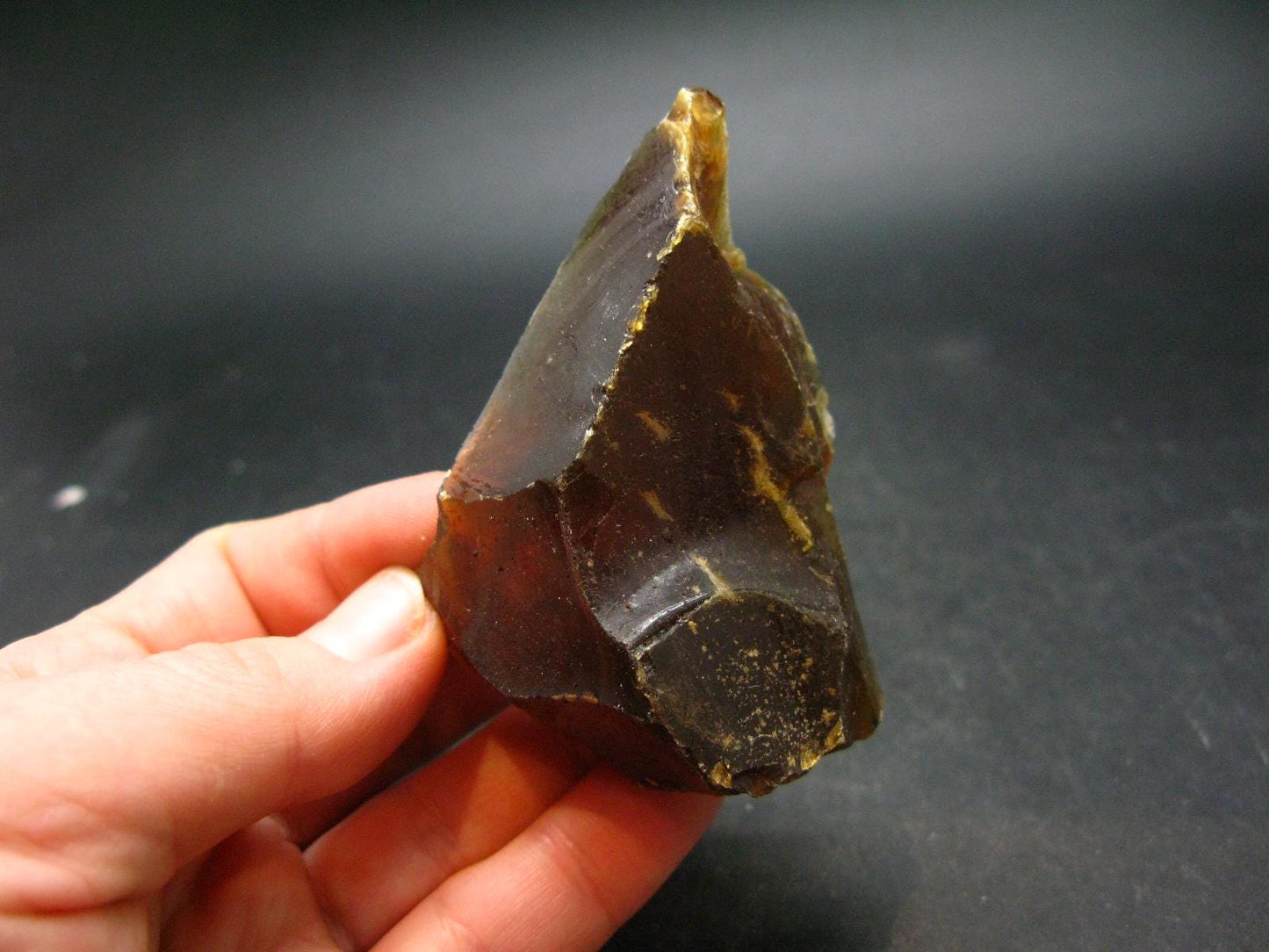 Rare Large Blue Amber Raw Piece Fluorescent From Indonesia - 2.6" - 25.17 Grams