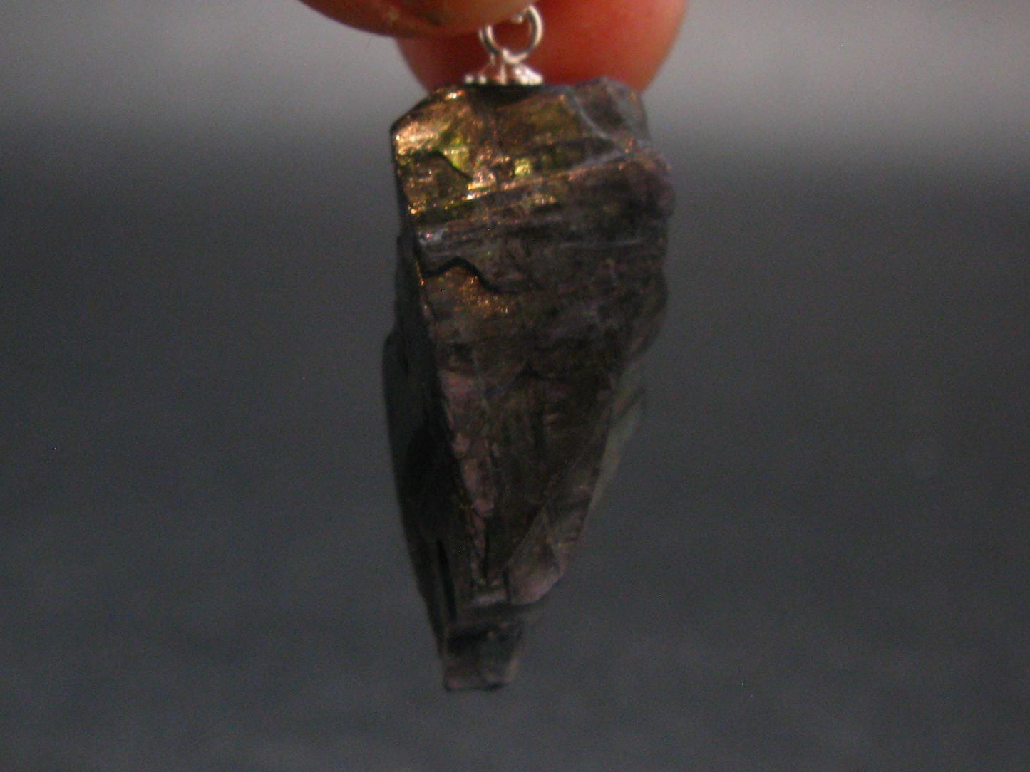Vivianite Silver Pendant From Romania - 1.4" - 3.76 Grams
