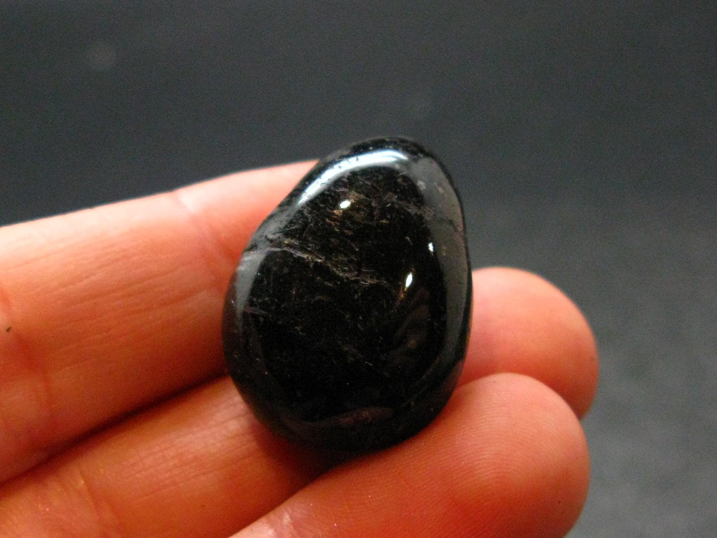 Nuumite Nuummite Metal Free Pendant From Greenland - 1.0" - 9.57 Grams