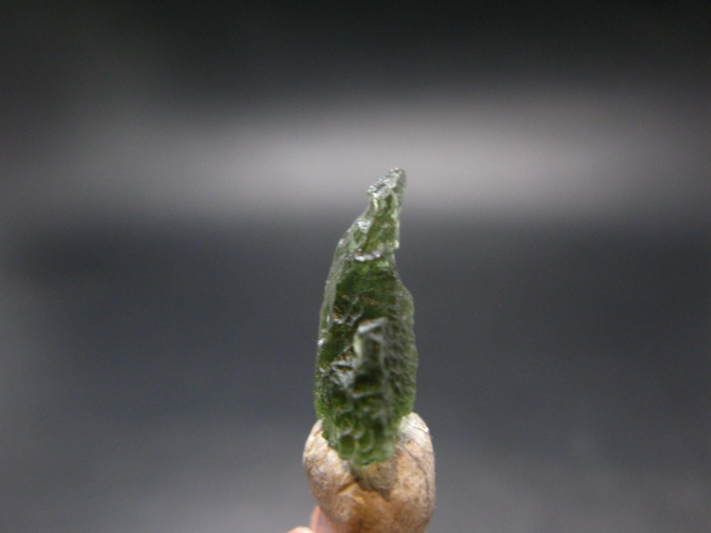 Rare Moldavite Tektite Raw Piece From Czech Republic - 0.7" - 1.64 Grams