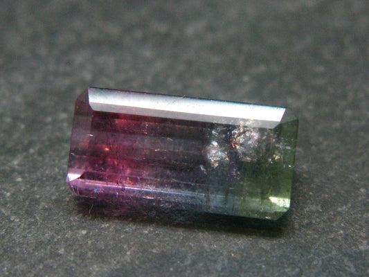 Watermelon Tourmaline Cut Stone Gem From Brazil - 6.65 Carats - 16x8mm