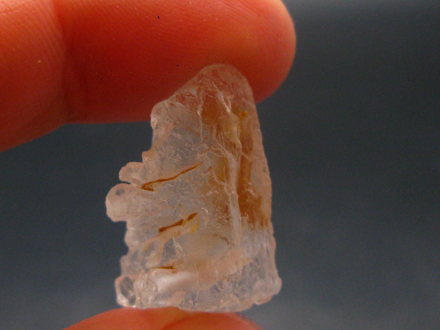 Large Clear Petalite Crystal from Brazil - 4.2 Grams - 0.9"