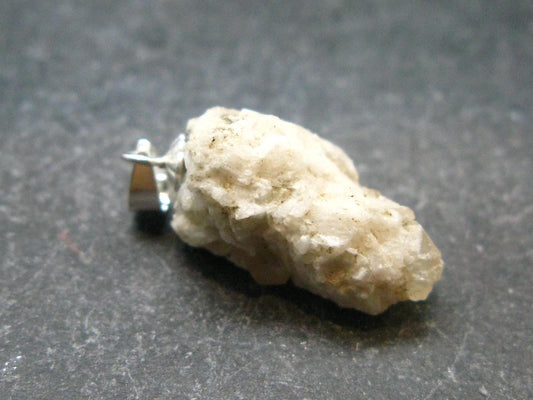 Gem Phenakite Phenacite Crystal Silver Pendant from Colorado - 0.9" - 11.50 Carats