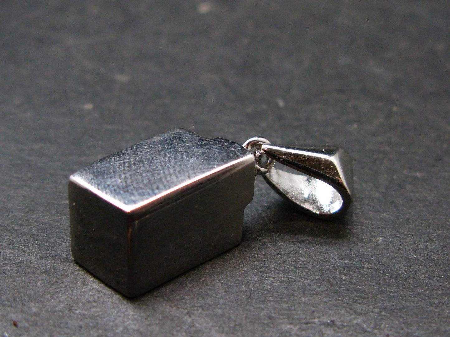 Rhodochrosite Sterling Silver Pendant From Alma Colorado - 0.9" - 3.12 Grams
