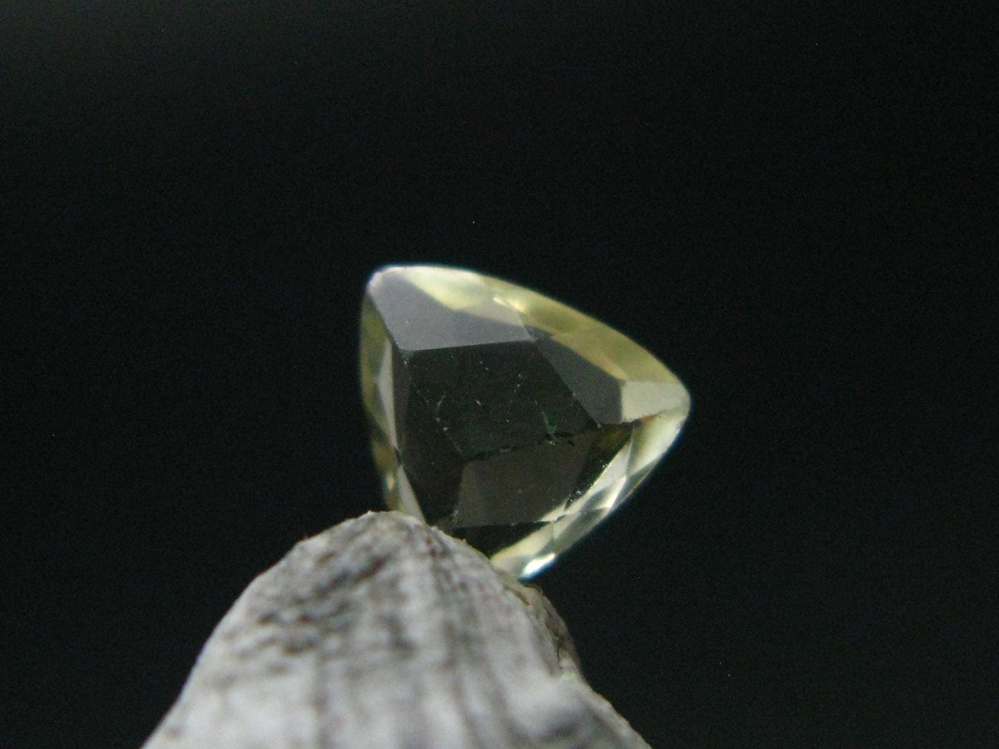 Golden Facetted Herderite Cut Gem From Brazil - 0.42 Carats