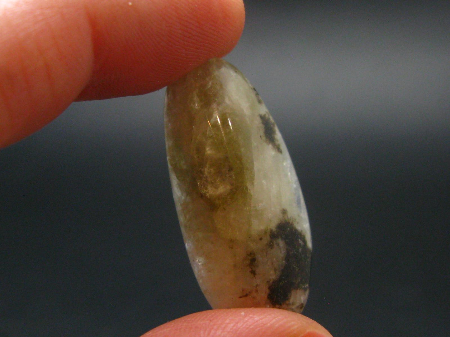 Genuine Phenakite Phenacite Tumbled Crystal from Russia - 23.45 Carats - 1.2"