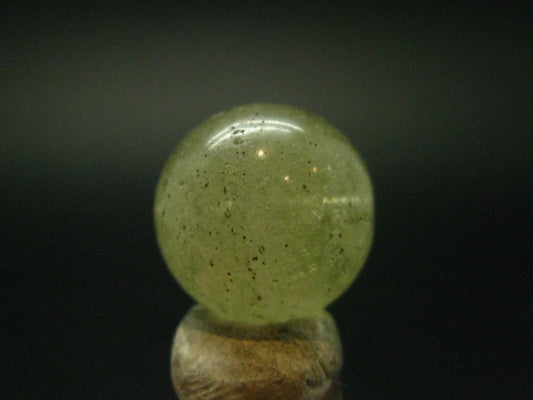 Libyan Tektite Glass Bead From Libya - 16 mm - 0.6"