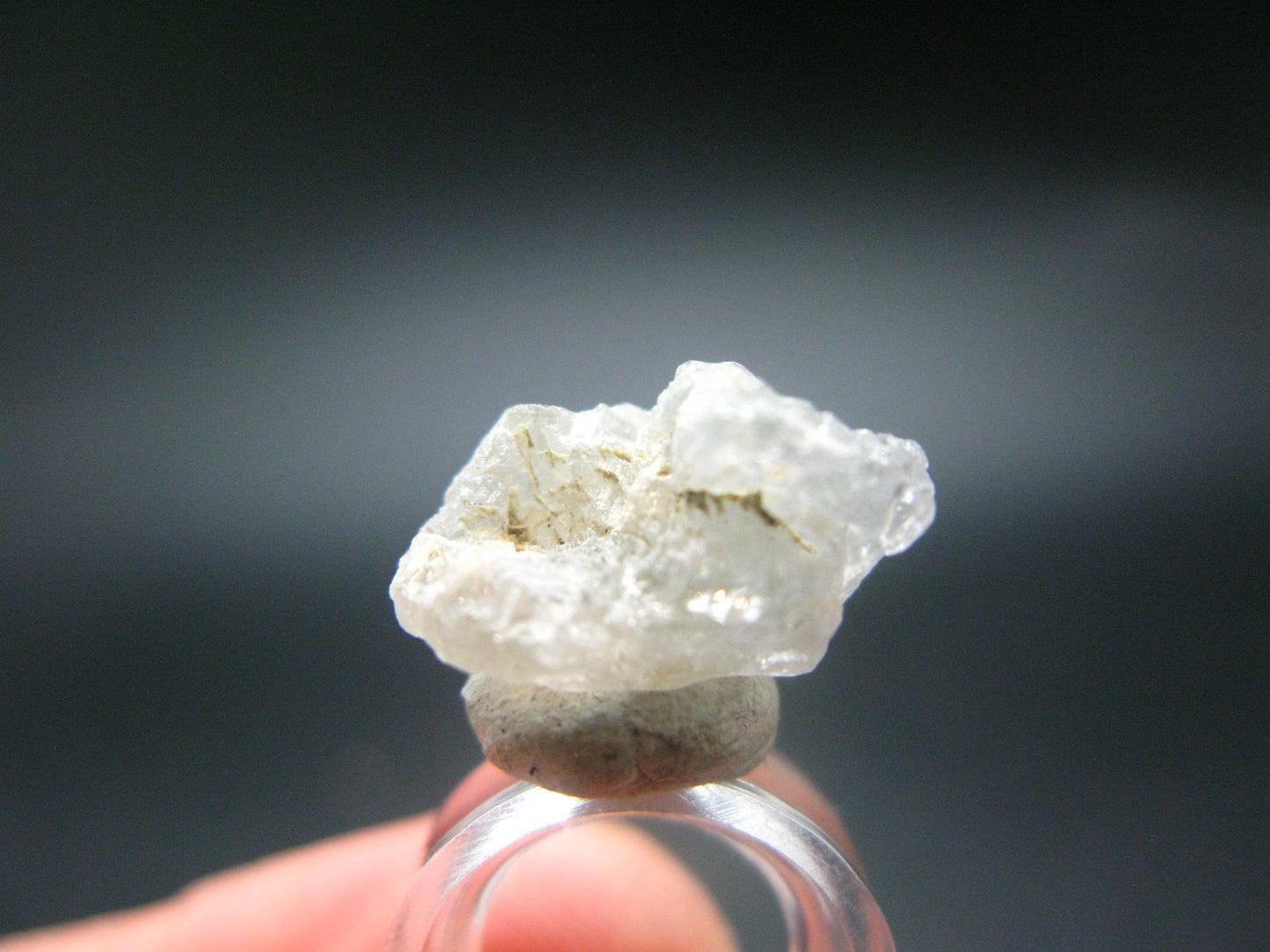 Rare Gray Herderite Crystal from Africa - 0.6" - 1.54 Grams