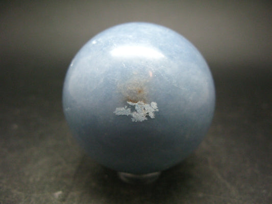 Fine Angelite Angellite Sphere Ball From Peru - 1.8"