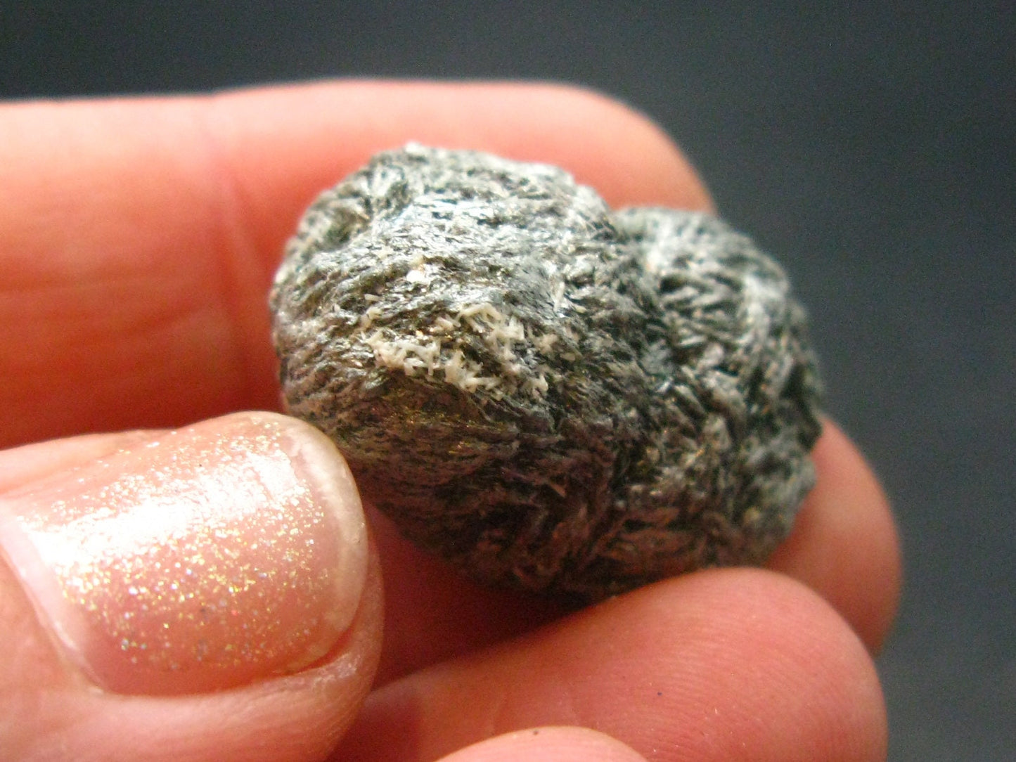 Nice Polished Seraphinite Clinochlore Stalactite Crystal From Russia - 0.8"