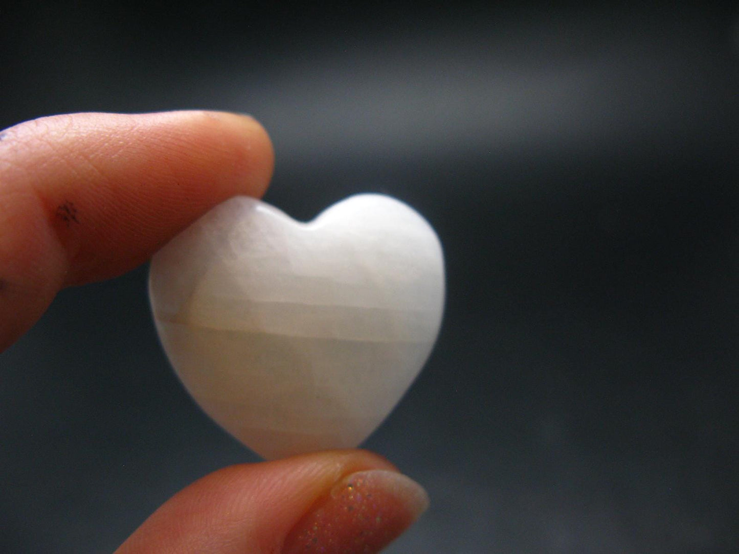 Rare Cryolite Heart From Greenland - 0.9" - 9.64 Grams
