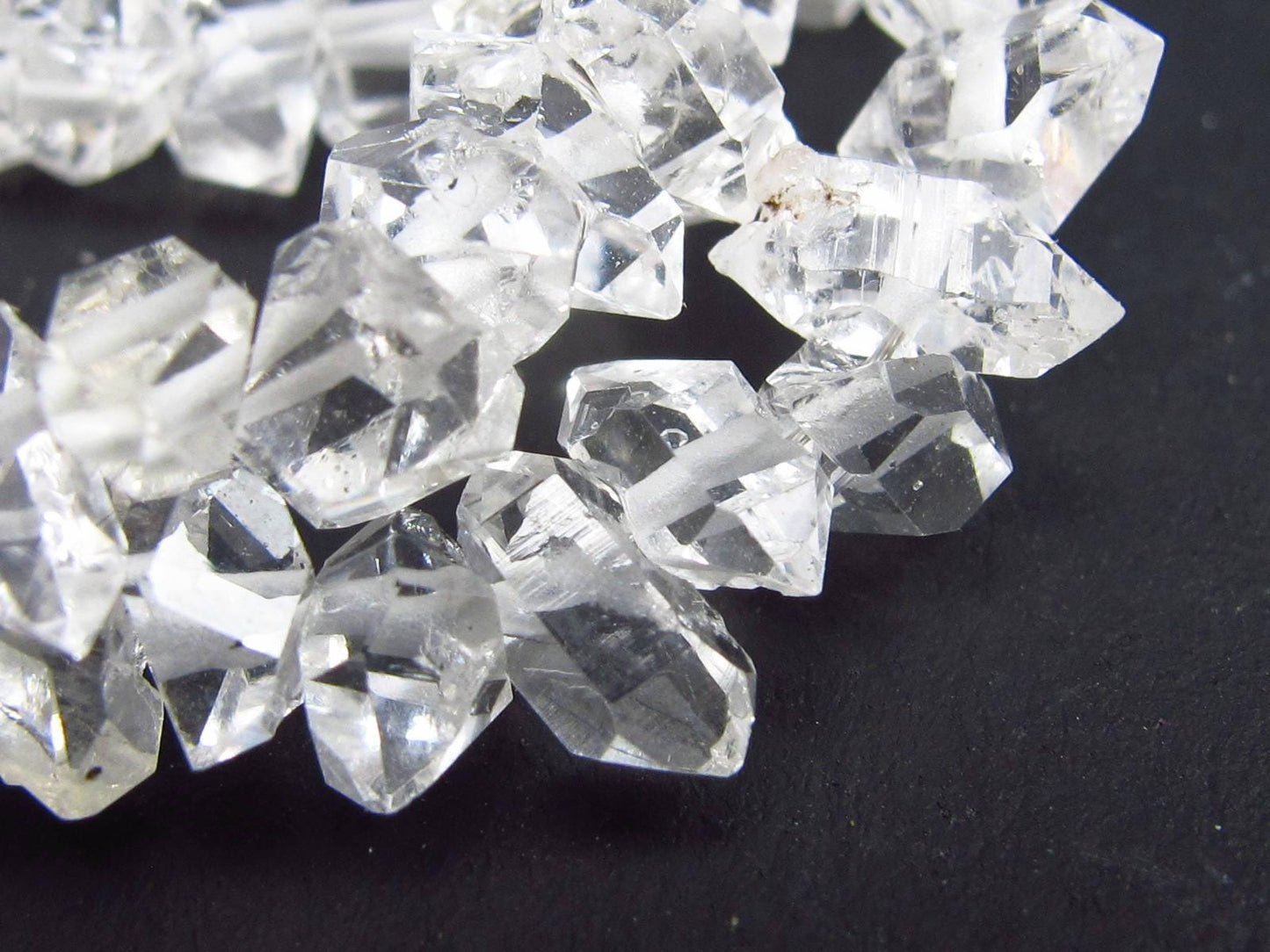 Herkimer Diamond Quartz Necklace From USA - 17"