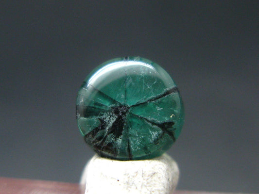 Beautiful Rare Gem Trapiche Emerald From Colombia - 1.72 Carats - 7.5x7.5mm