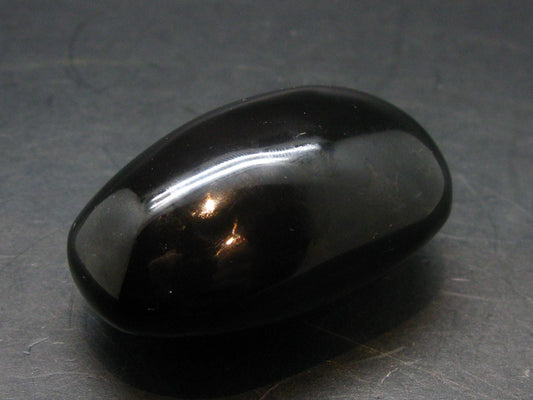 Black Obsidian Polished Stone From Mexico - 2.2"