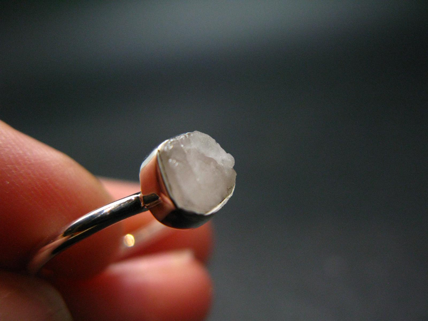 9.65 Carat Phenakite Phenacite Sterling Silver Size 8 Ring from Brazil