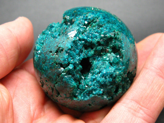 Unique!! Very Rare 100% Pure Dioptase Sphere Ball from Congo - 1.9"