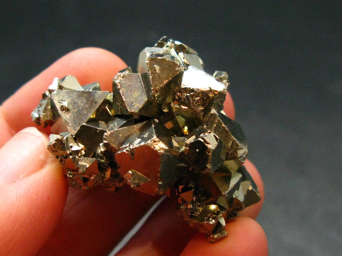 Pyrite Cluster From Peru - 1.4" - 23.87 Grams