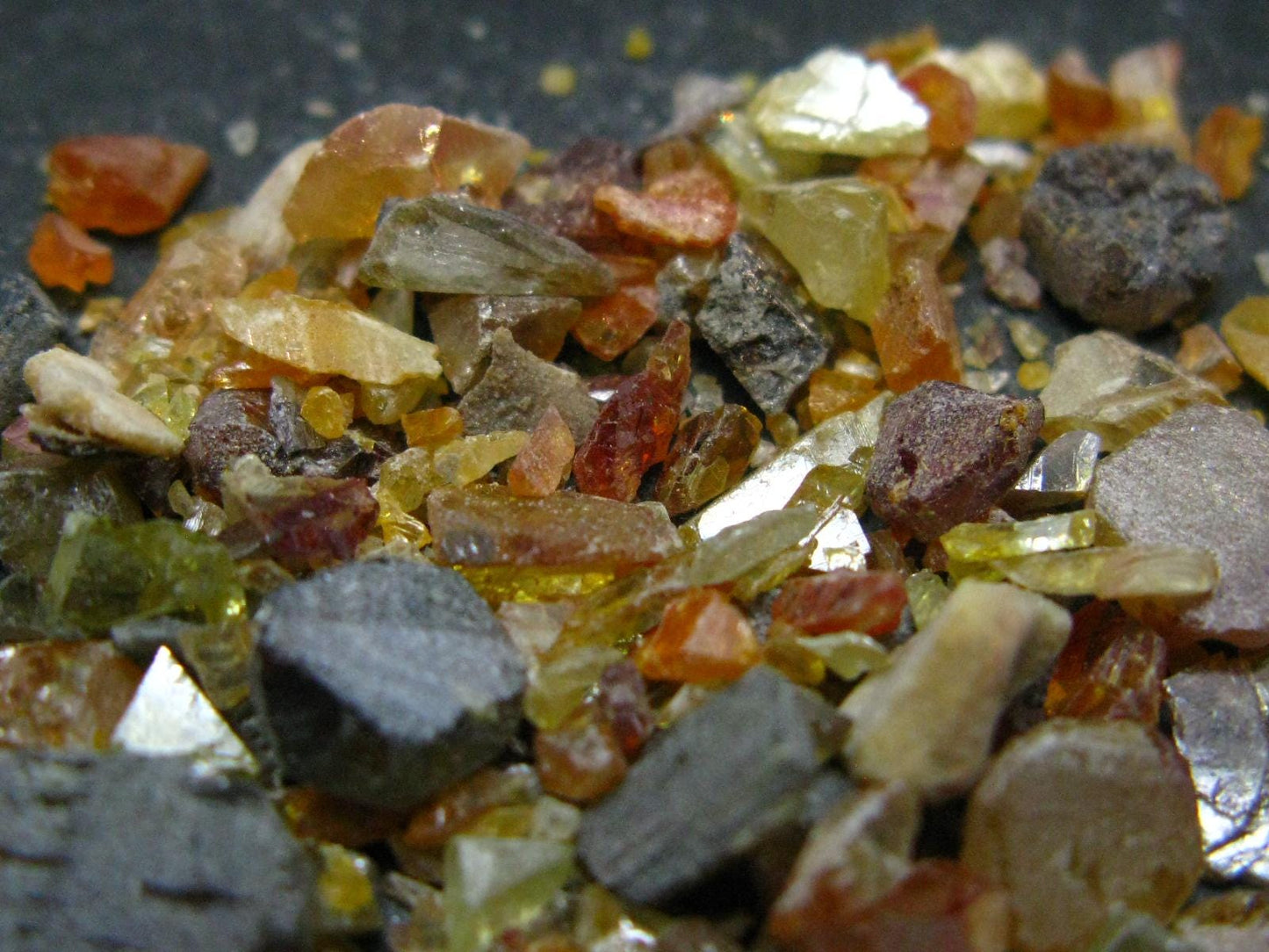 Rare Lot of Sphalerite Crystals and offcuts from Spain- 61.28 Carats