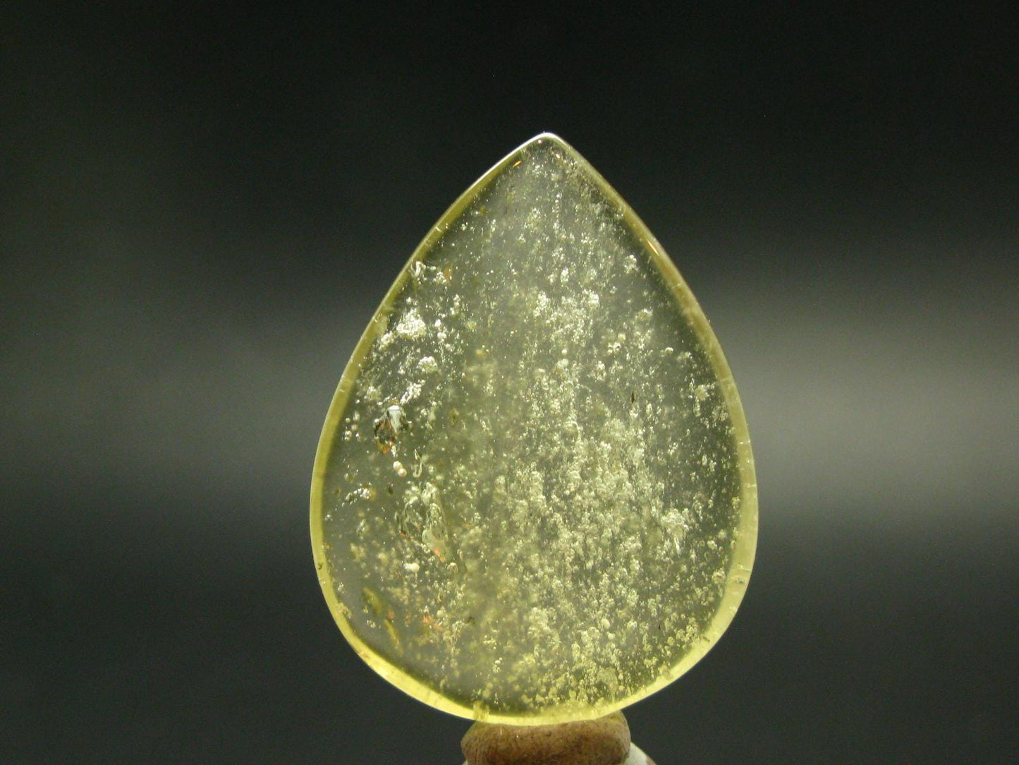 Nice Gem Libyan Tektite Cabochon From Libya - 9.00 Grams
