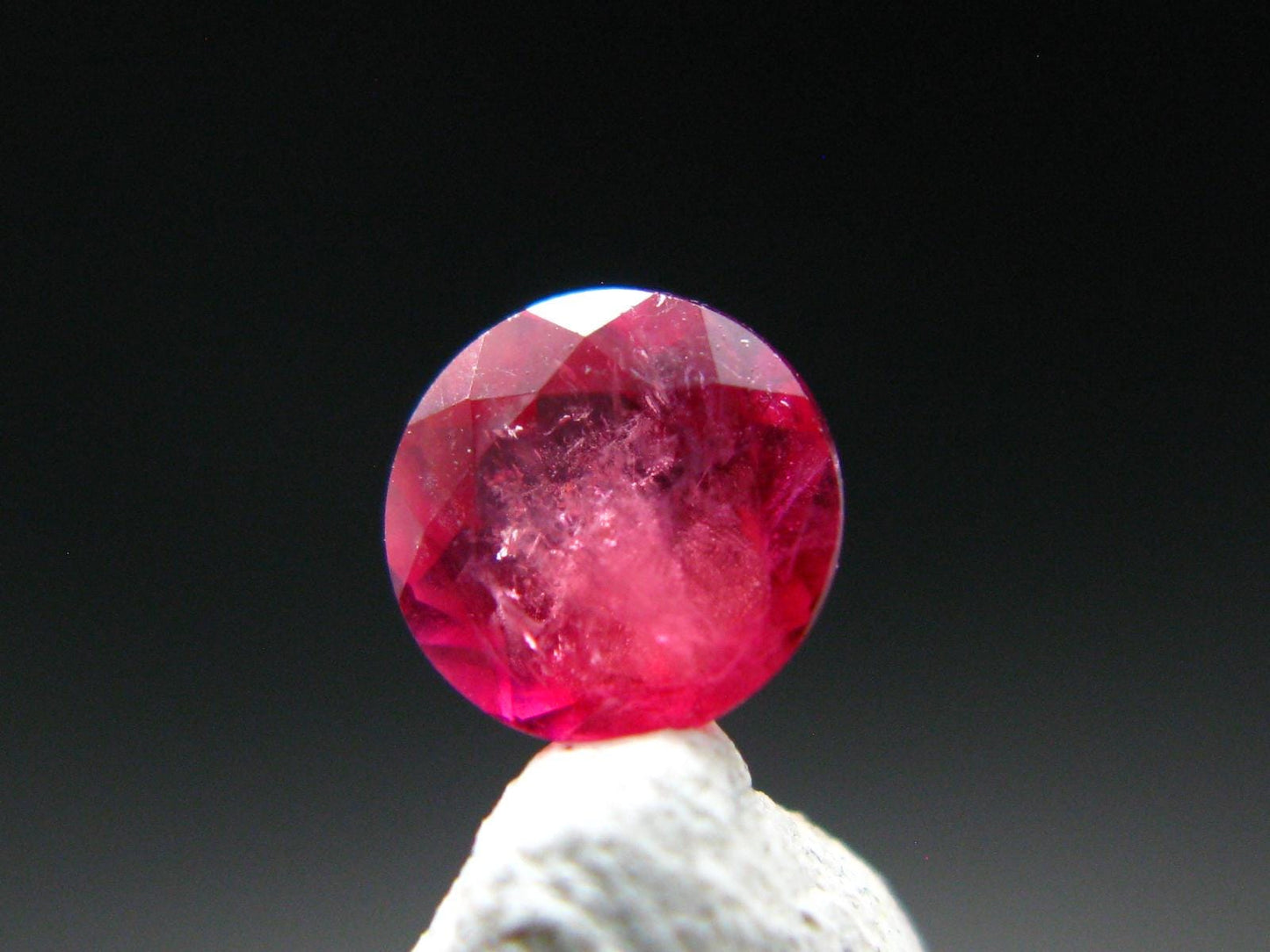 Beautiful Rare Gem Bixbite Red Beryl Emerald Cut Stone From Utah USA - 0.46 Carats - 5.0x5.0mm