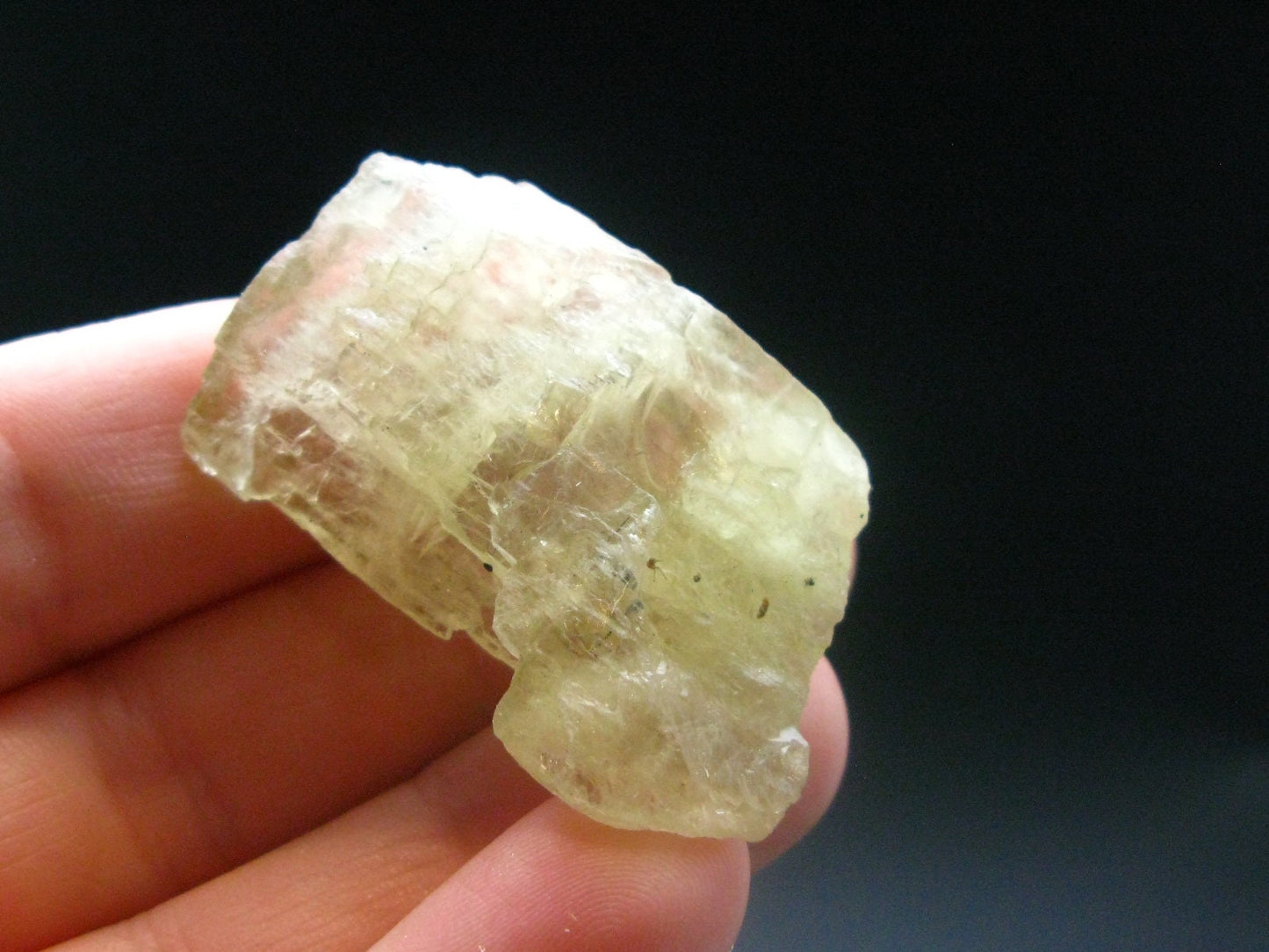 Gem Green Hiddenite Spodumene Crystal From Brazil - 1.5" - 16.94 Grams