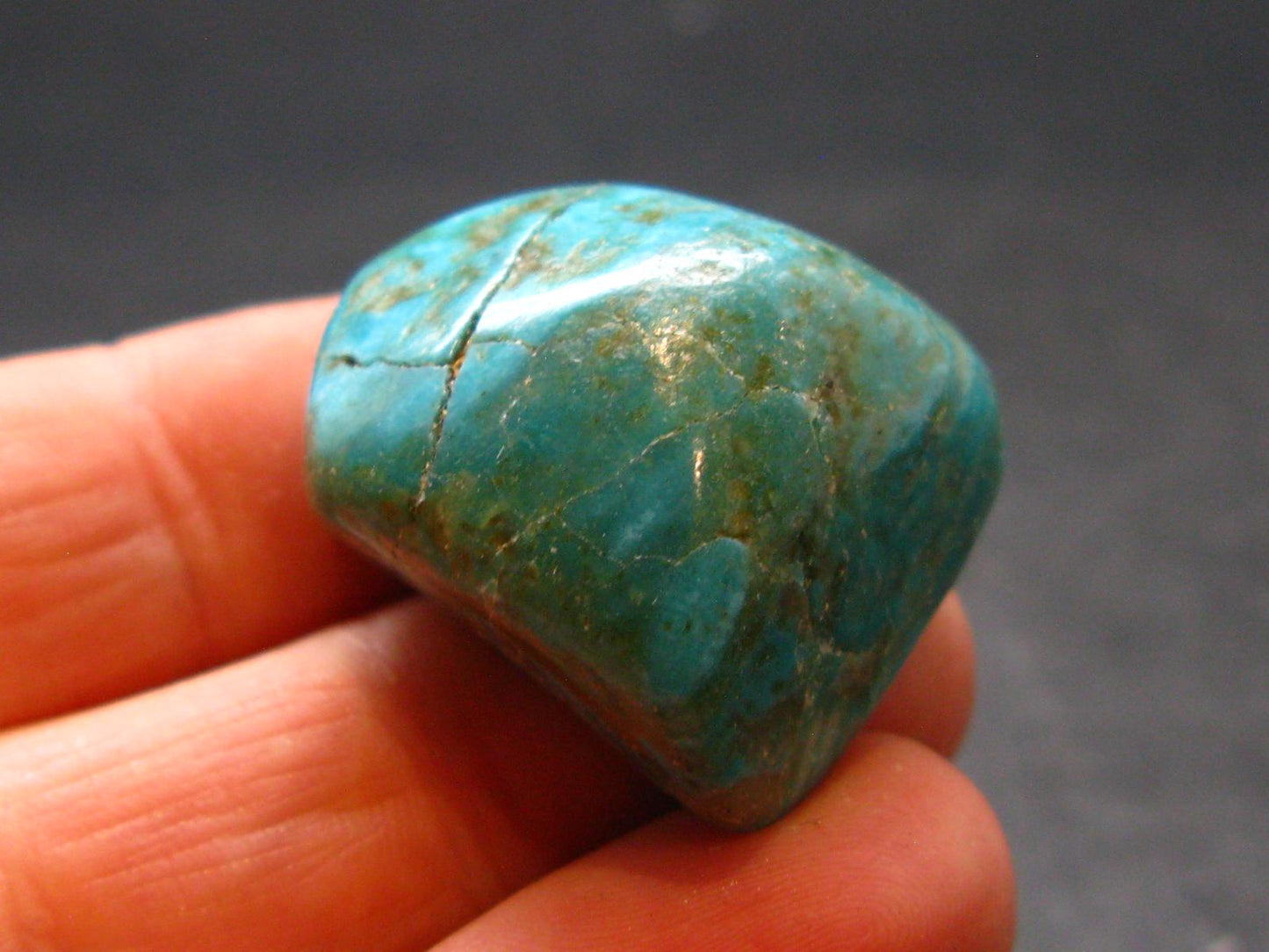Genuine Tumbled Turquoise from Arizona, USA - 1.0" - 13.12 Grams