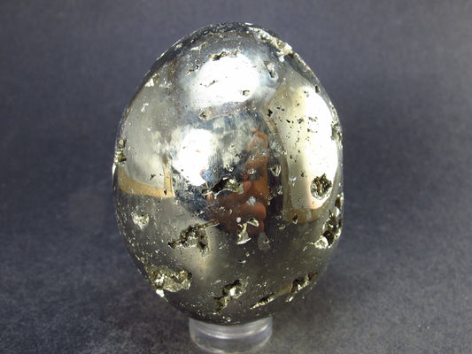 Pyrite Crystallized Egg From Peru - 2.1" - 209.5 Grams