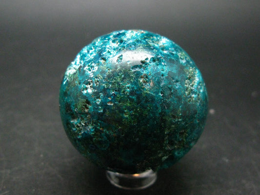 Very Rare 100% Pure Dioptase Sphere Ball from Congo - 1.7"