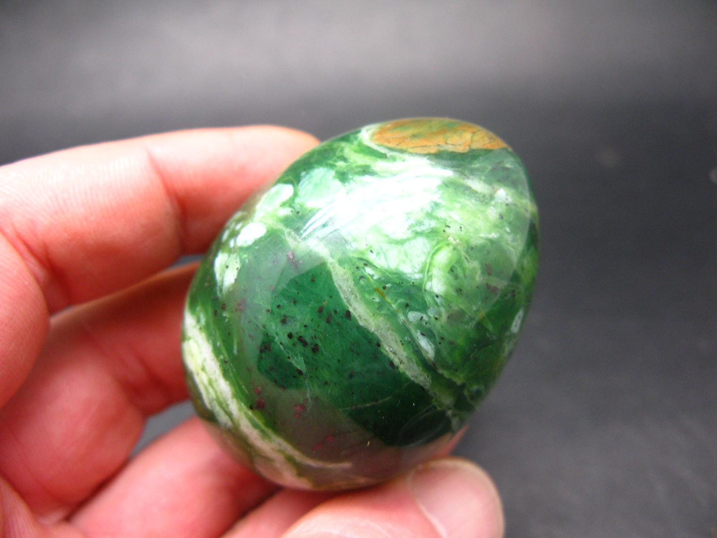 Rare Green Opal Egg From Kazakhstan - 2.2" - 89.4 Grams