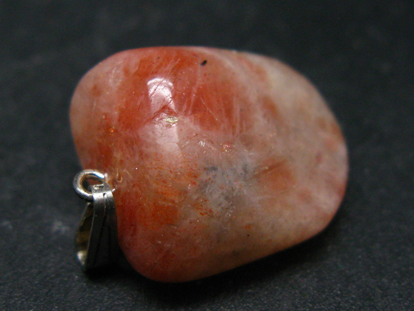 Sunstone Pendant From Tanzania - 1.2"
