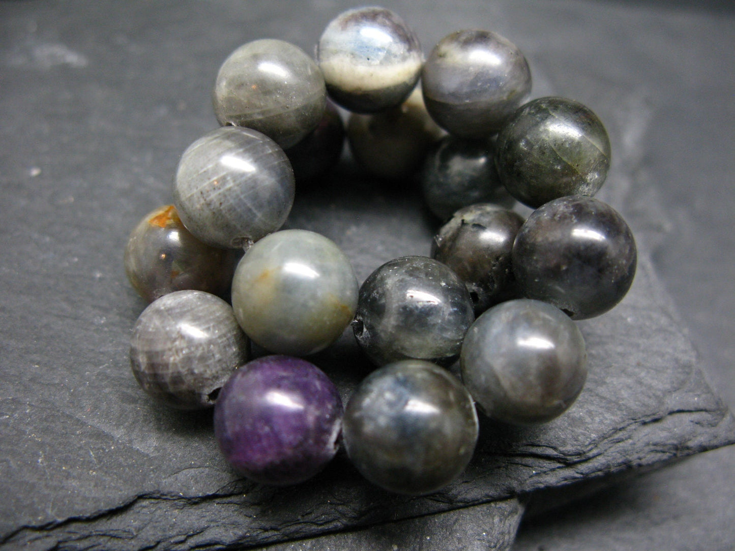 Blue Sapphire Genuine Bracelet ~ 7 Inches ~ 10mm Round Beads