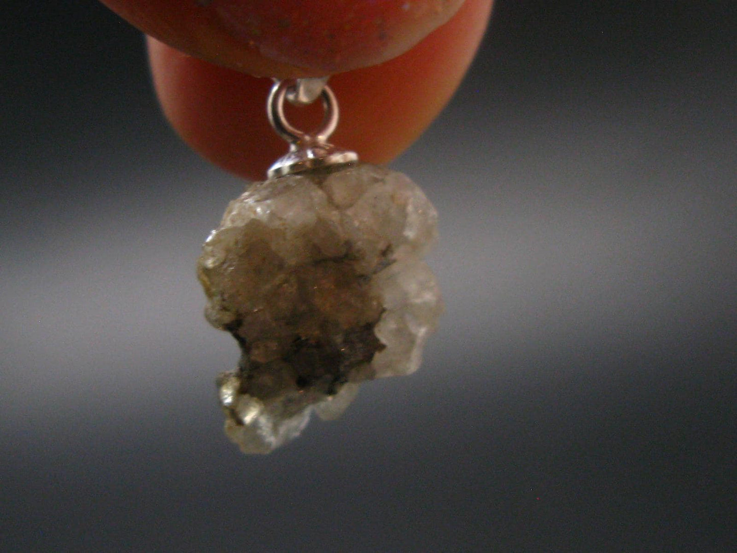 Phenakite Phenacite Crystal Silver Pendant from Russia - 0.7" - 1.18 Grams