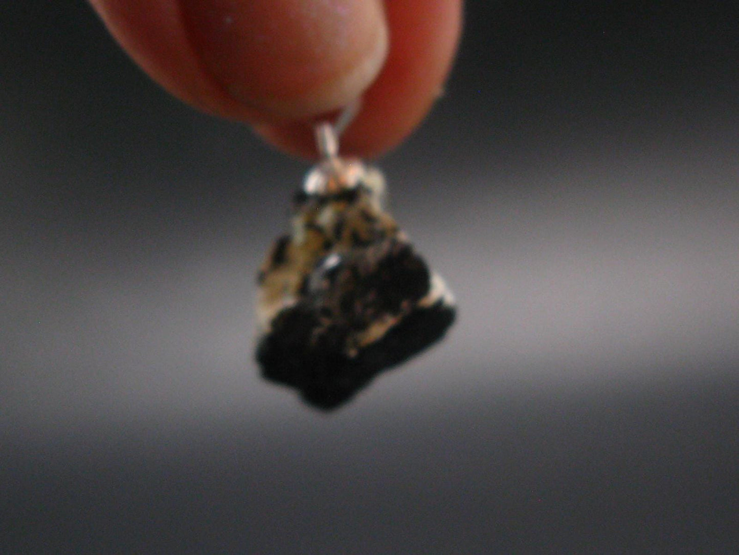 Covelite Covellite Crystal Silver Pendant From Peru - 0.9" - 2.8 Grams