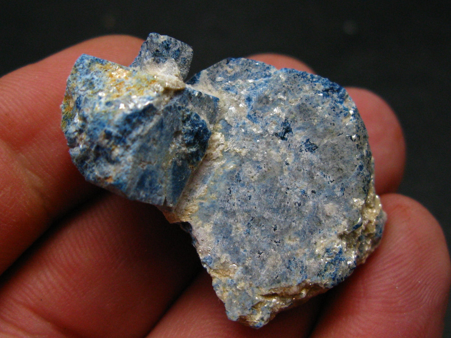 Rare Blue Lazulite Crystal From Georgia USA - 1.6"