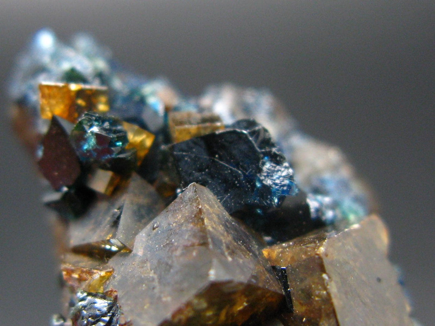 Lazulite & Siderite Cluster From Canada - 1.3" - 14.68 Grams