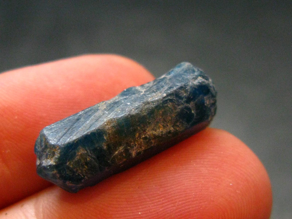 Large Neon Blue Apatite Crystal From Brazil - 0.8" - 2.23 Grams