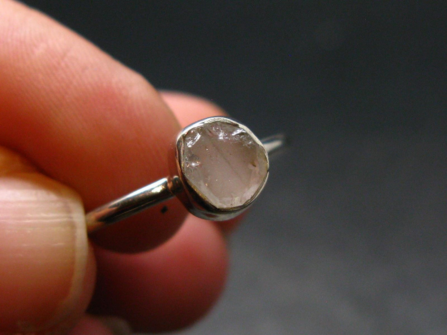 Phenakite Phenacite Sterling Silver Size 7 Ring from Russia - 1.85 Grams