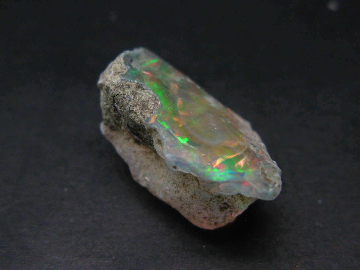Natural Unpolished Raw Opal With Play of Color from Ethiopia - 1.0" - 5.00 Grams