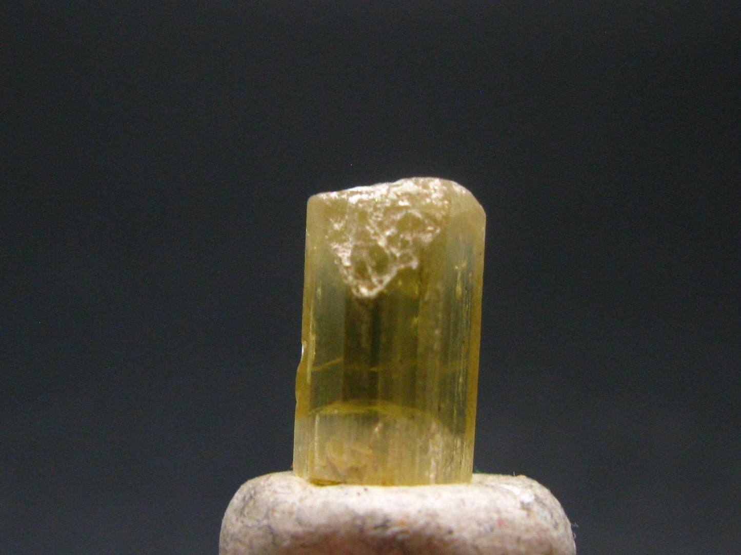 Gem Heliodor Golden Beryl Crystal From Tajikistan - 1.14 Grams - 0.4"