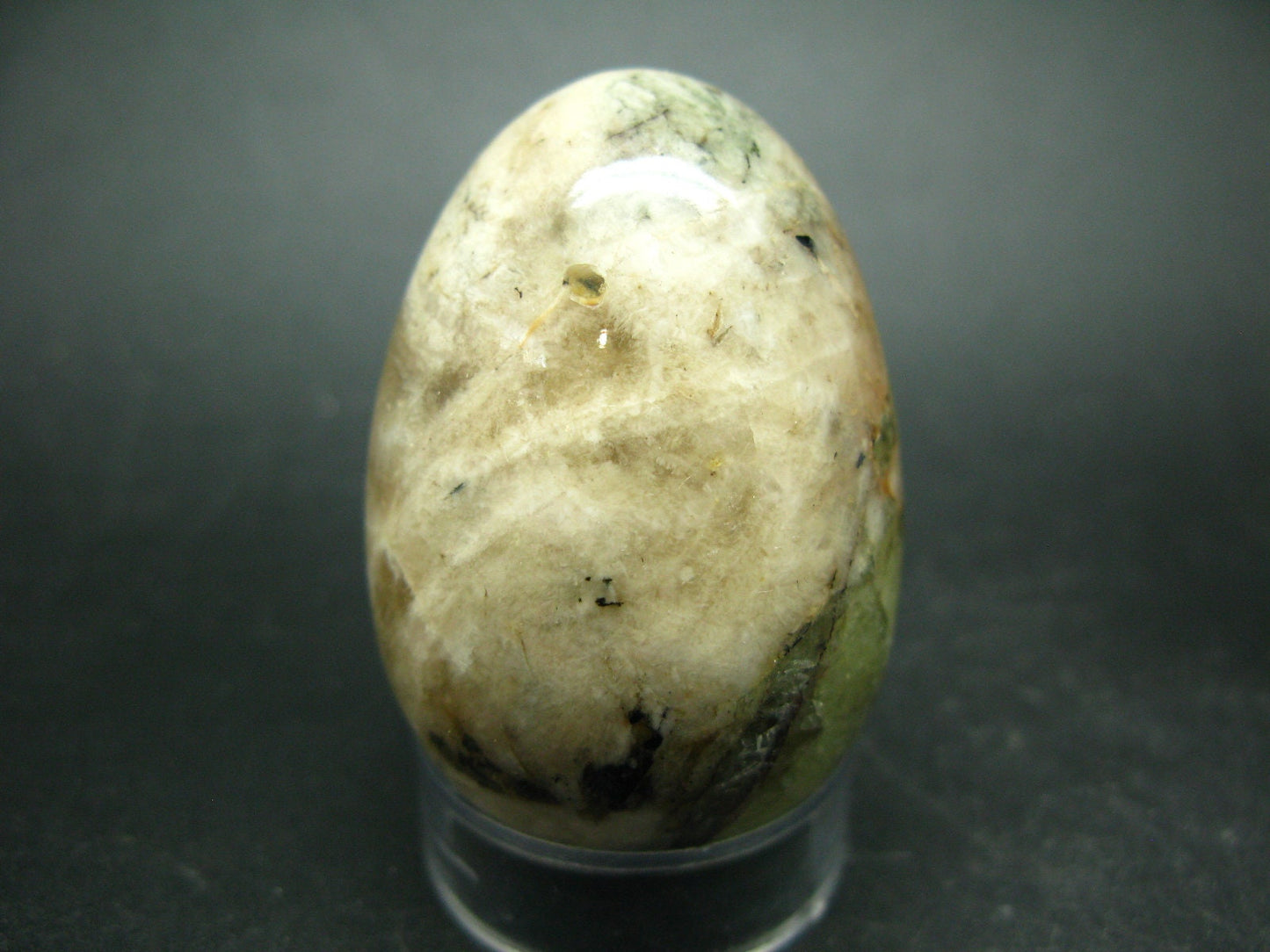 Russian Treasure from the Earth!! Rare Apatite Natrolite Arfvedsonite Egg from Russia - 2.1"