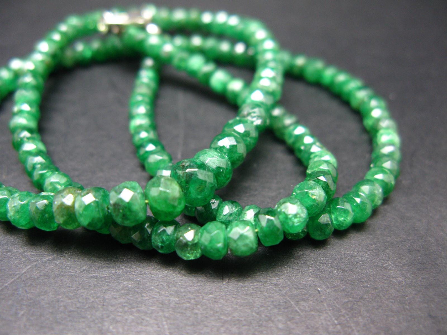 Tsavorite Tsavolite Green Garnet Necklace - 19" - 19.5 Grams