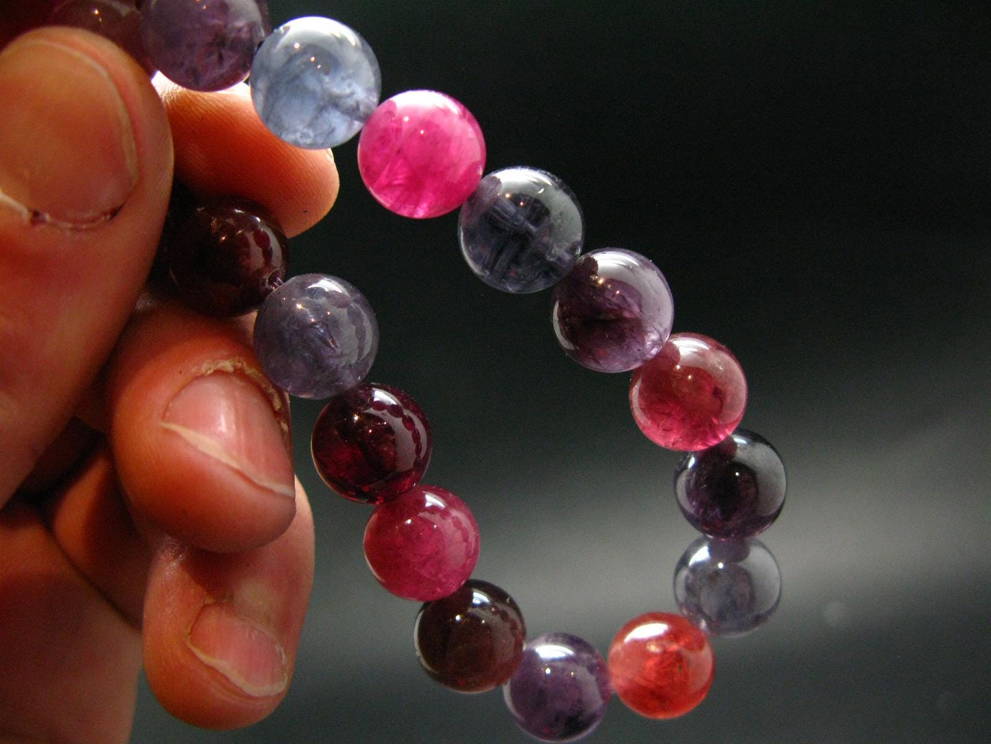 AAA Grade Gem Spinel Genuine Bracelet ~ 7 Inches ~ 11mm Round Beads