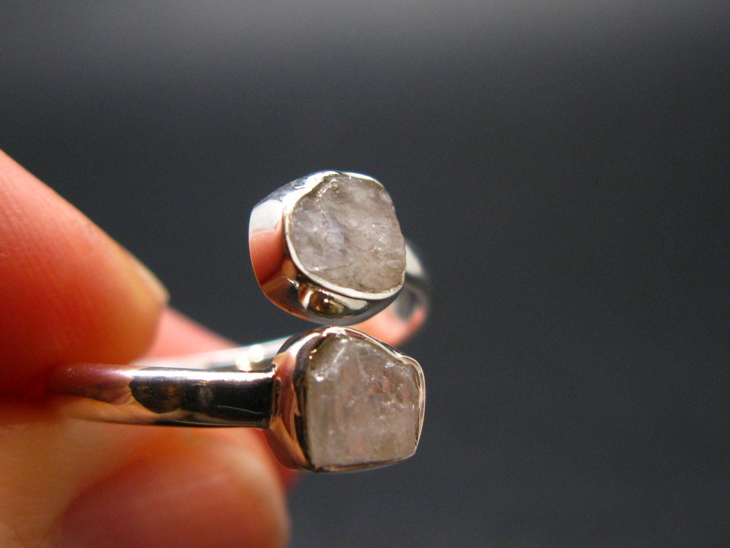 Natrolite Silver Ring From Russia - 2.18 Grams - Size 9