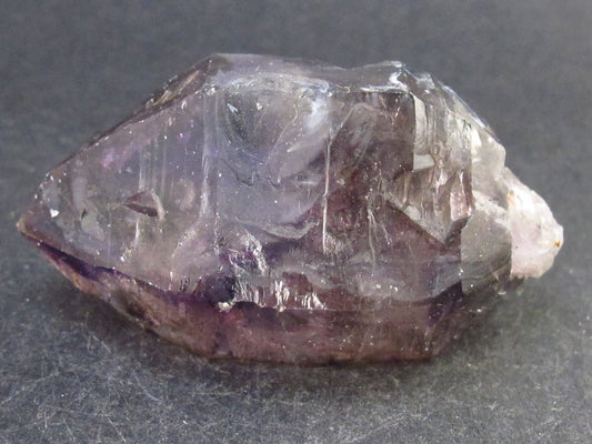 Elestial Amethyst Crystal Sceptered on Thin Stem from Zimbabwe - 56.6 Grams - 2.3"
