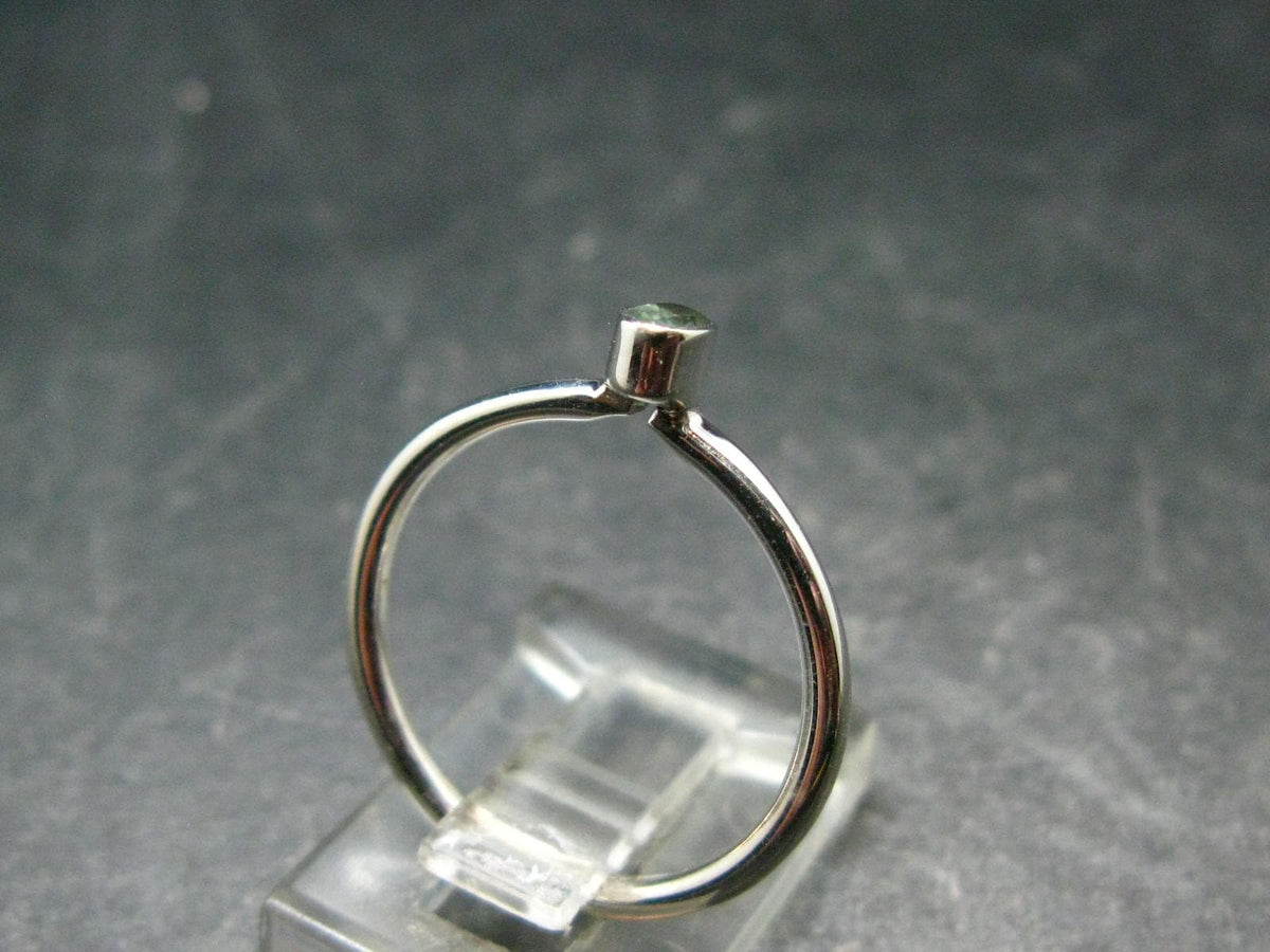 Genuine Alexandrite Gem Silver Ring From Russia - Size 7 - 1.51 Grams
