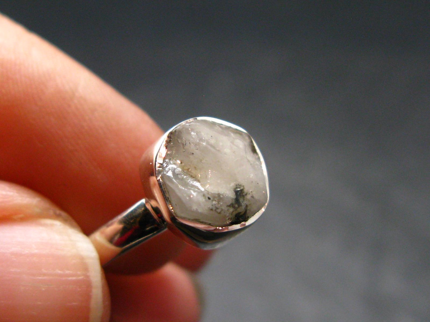 Phenakite Phenacite Sterling Silver Ring from Brazil - 2.00 Grams - Size 6