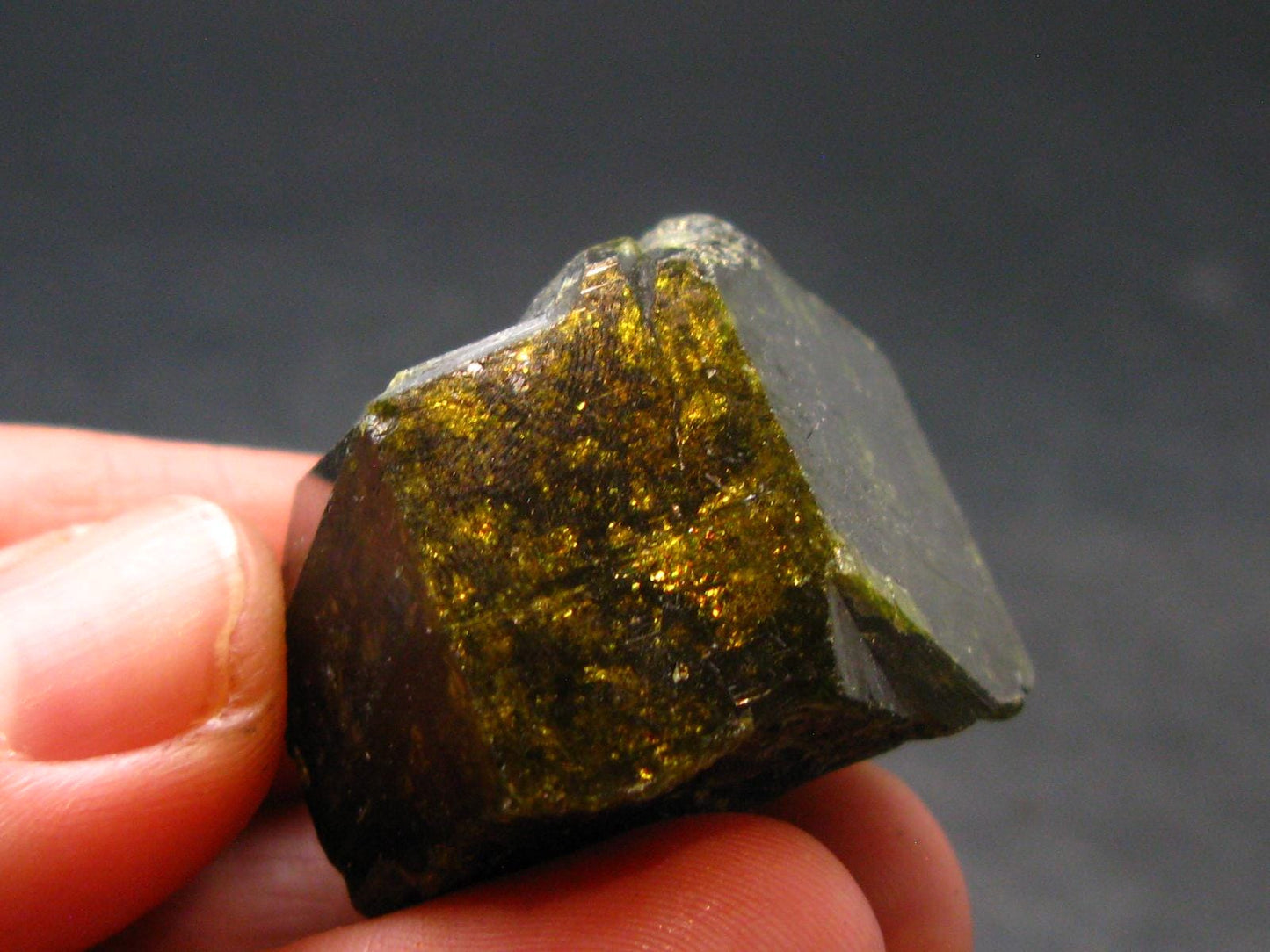 Nice Rare Terminated Epidote Crystal From Peru - 0.9" - 28.78 Grams