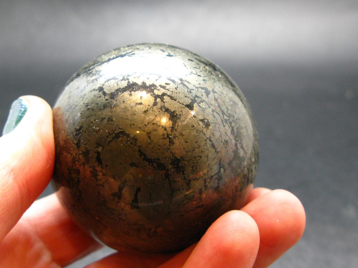 Healers Gold Sphere from USA - 2.1" - 318.89 Grams