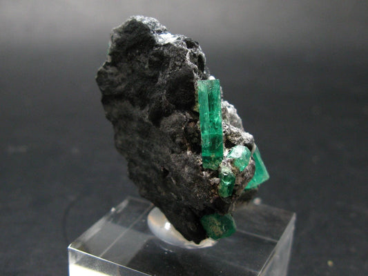 Emerald Beryl Crystals On Matrix From Colombia - 1.9"