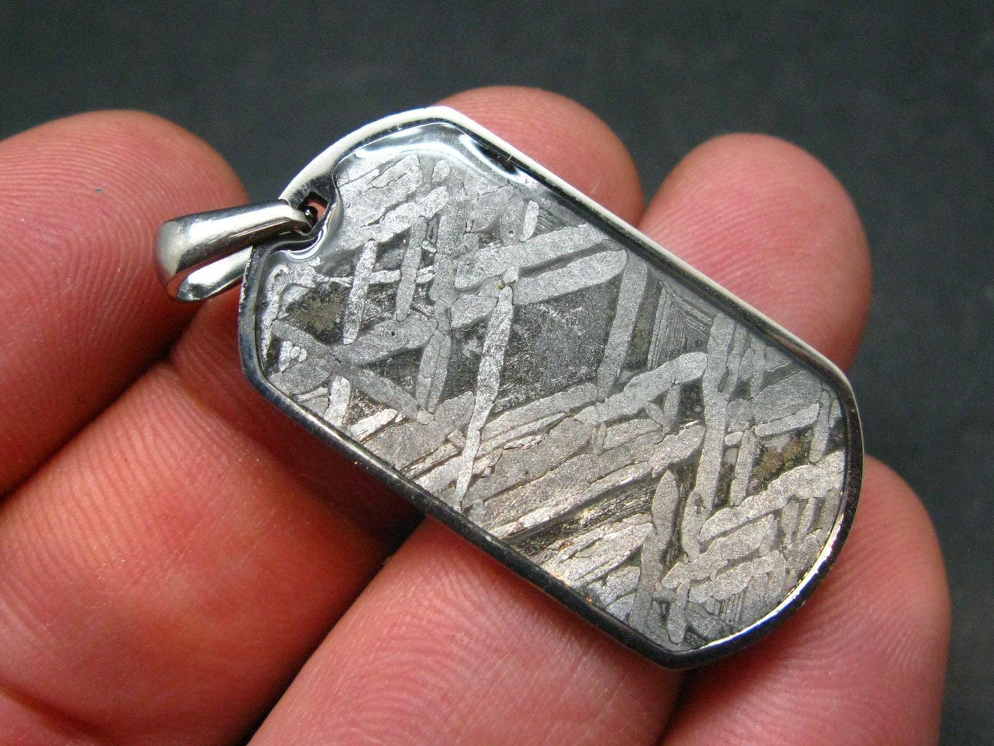 Muonionalusta Meteorite Pendant from Sweden - 1.7"